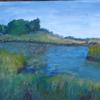 A painting of the Sheepscott River